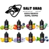 Salt Shaq 彩鲨系列 - 全口味產品陣容展示 Salt Shaq 彩鲨系列全口味介紹 - 複合水果與特殊飲品口味 (紅冰、紫冰、酶水鳳梨) 30ml 丁鹽合集圖