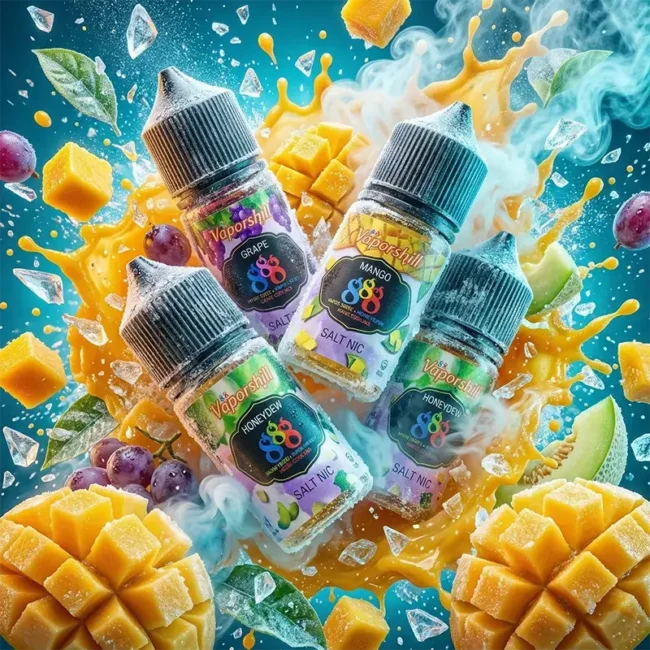 芒果冰沙煙油 Vaporshill 888 商品圖 芒果冰沙煙油 Vaporshill 888 商品圖,呈現芒果冰沙調性